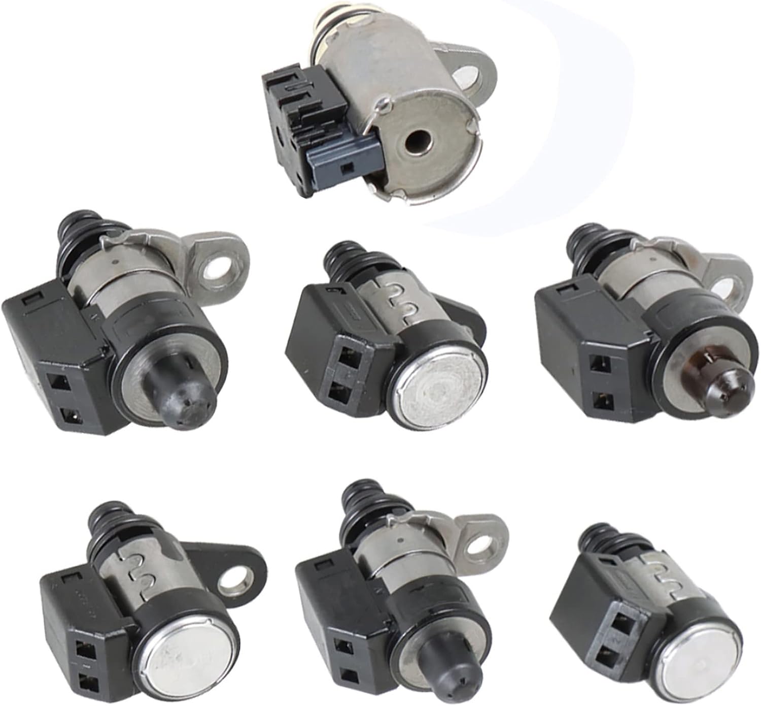 Silscvtt 7pcs Transmission Solenoid Valve Replacement for Nissan Infiniti Replacement for Kia RE5R05A 63431A-U