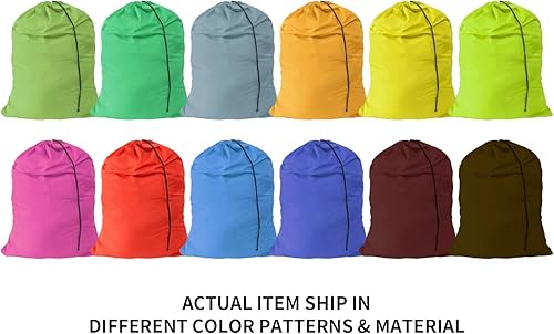 Miniatura 4 de Bolsa de lavandería extra grande para viaje con cierre de cordón, se adapta a una cesta de lavandería o canasta para dormitorio universitario y