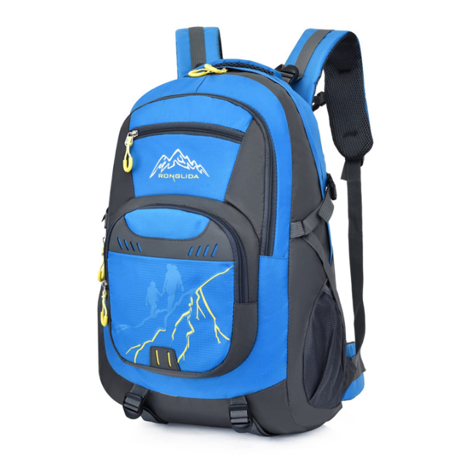 Zaino da escursionismo da uomo da 50 litri Zaino da alpinismo da viaggio Zaino da scuola Borsa sportiva Zaino da campeggio