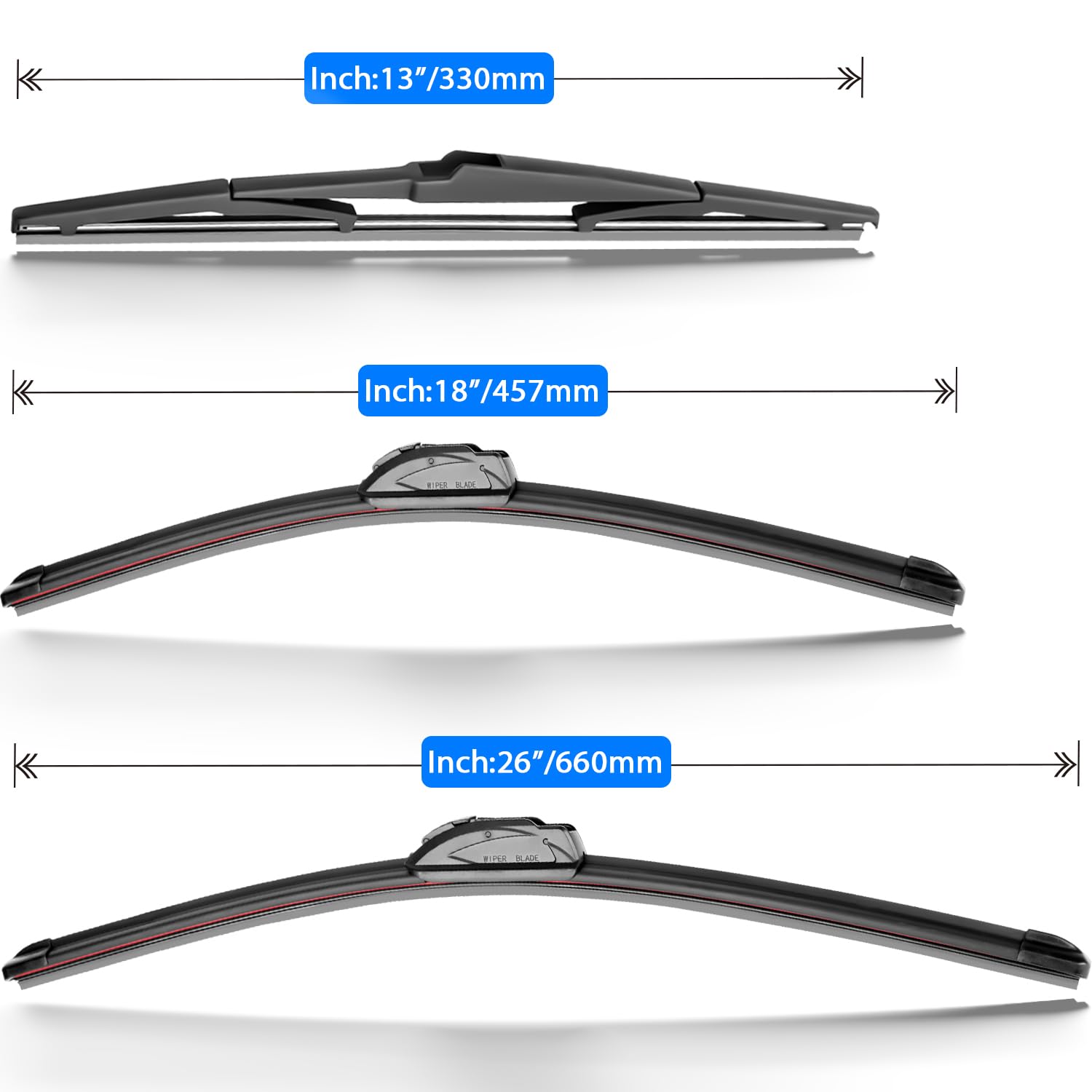RAINTOK Windshield Wiper Blades Replacement for 20152021 Kia Sedona