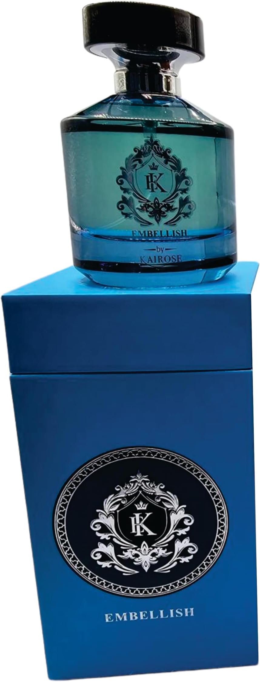 Kairose Embellish Eau de Parfum for Men, 100 ml – Long-Lasting Fragrance with Notes of Pepper, Bergamot, Jasmine, and Leather (Jasmine)