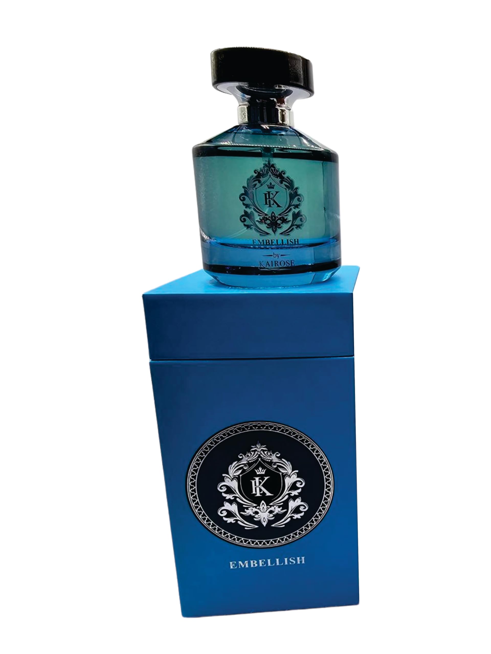 Kairose Embellish Eau de Parfum for Men, 100 ml – Long-Lasting Fragrance with Notes of Pepper, Bergamot, Jasmine, and Leather (Jasmine)