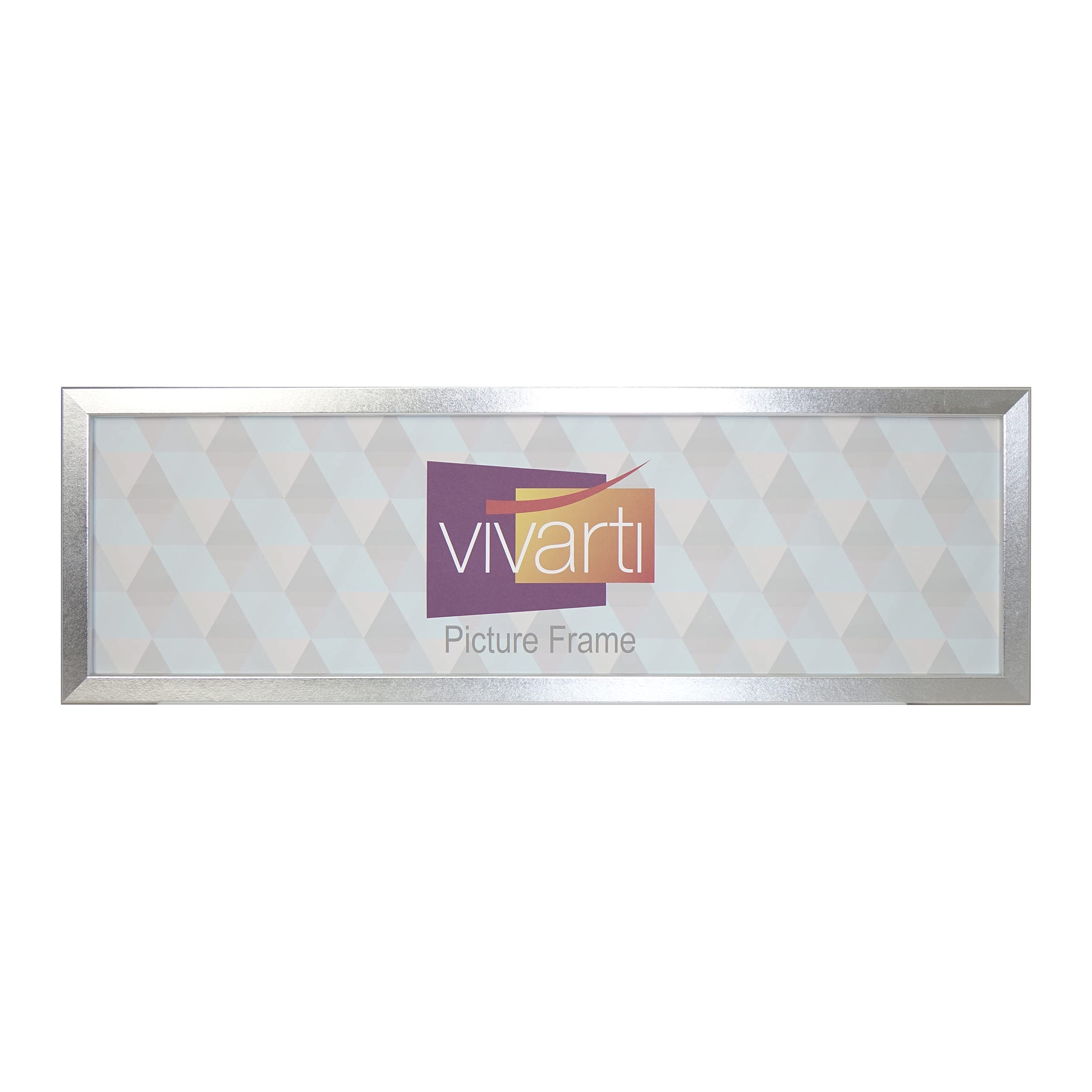 Vivarti Thin Silver Gloss Picture Frame 20" x 7"