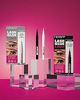 Vista 7 de i-ENVY - Pegamento de pestañas 2 en 1, adhesivo de pestañas y delineador de ojos en uno (0.02 onzas), aplicación rápida y precisa, acabado mate