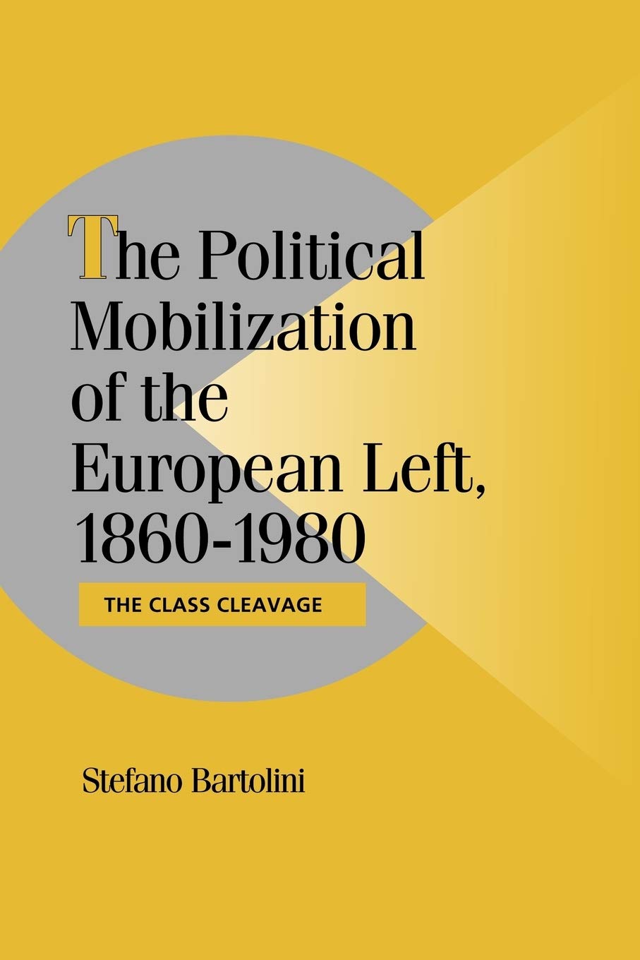 Pol Mobilzatn Europe Left 1860-1980: The Class Cleavage (Cambridge Studies in Comparative Politics)