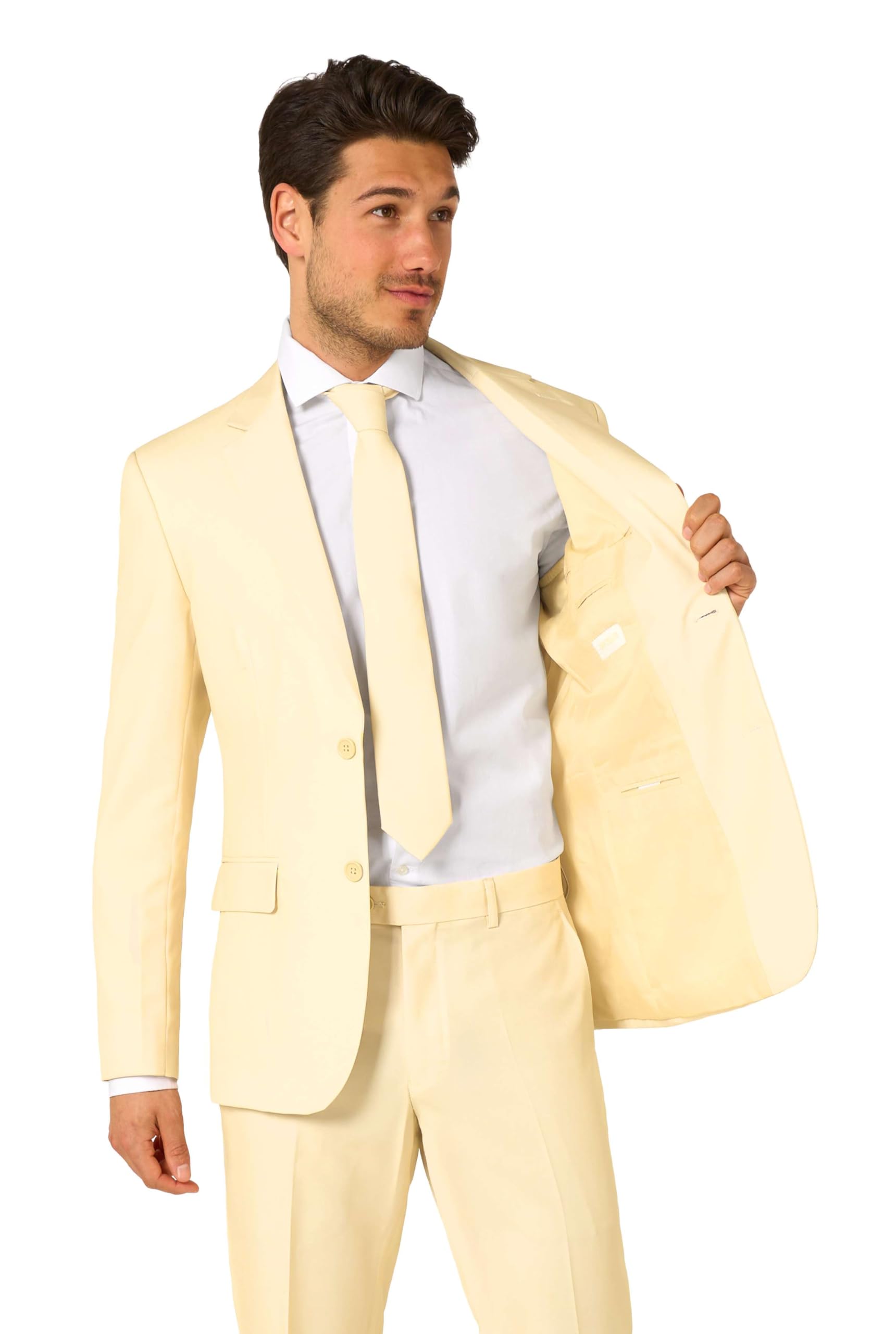 OppoSuits einfarbige Party-Anzüge – Bunte Outfits für Abschlussball, Hochzeiten, Junggesellenabschiede – Inklusive Sakko, Hose und Krawatte.