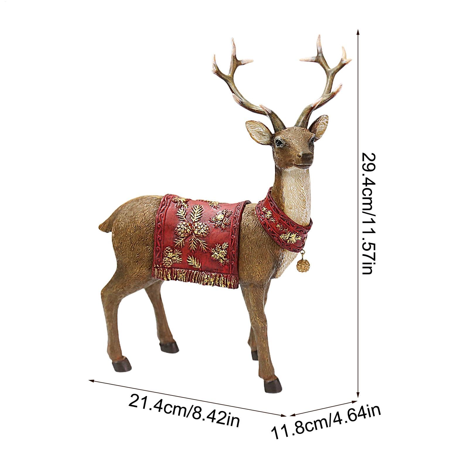 Weihnachtshirschfiguren, Rentierfiguren - Harz für Weihnachtsdekoration