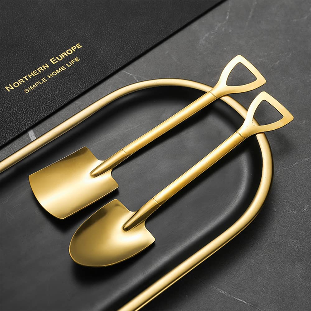 10 Pezzi Cucchiai Creativi a Forma Pala, Cucchiaini da | FindTheDeal