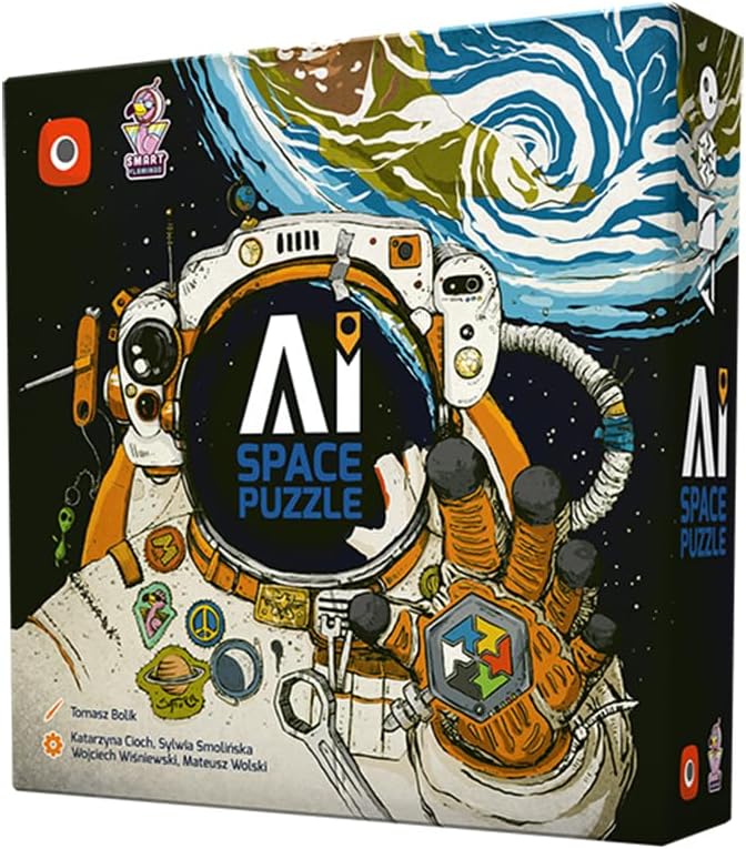 A.I. Space Puzzle, Strategy Board Game, for 2 to 5 Players and Ages 8+, Portal Games