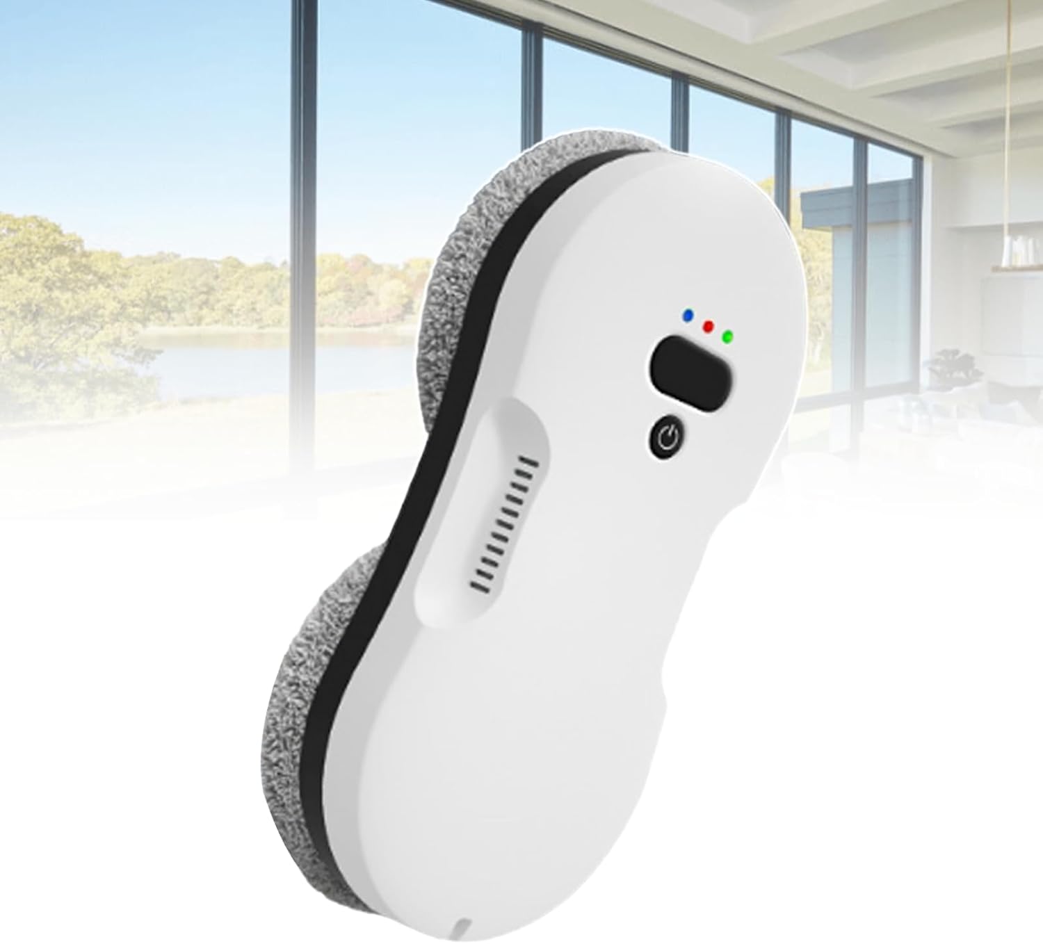 Automatic Window Cleaning Robot, High Altitude Glass Cleaner, Micron Sprinkler, Suitable for Cleaning Glass/Tiles, With Remote Control and Safety Rope