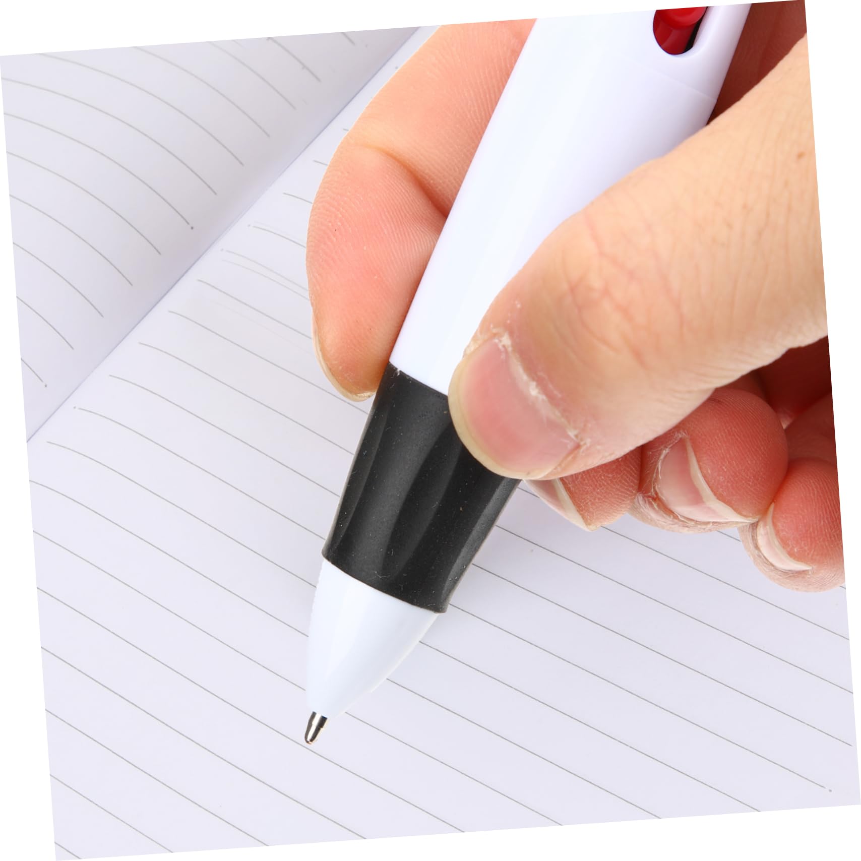 4 Sätze Kugelschreiber Mehrfarbiger Stift The Office Die Schul Markers Bürozubehör Lanyards Kette Textmarker Punkt Schulbedarf Versenkbare Stifte Plastik Black 10 Stück * 4