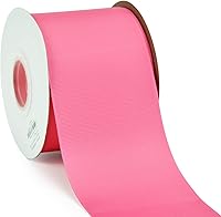 Vista 33 de Rollo de cinta de grogrén sólido YAMA de 5/8 pulgadas - 25 yardas para cintas de envolver regalos, blanco