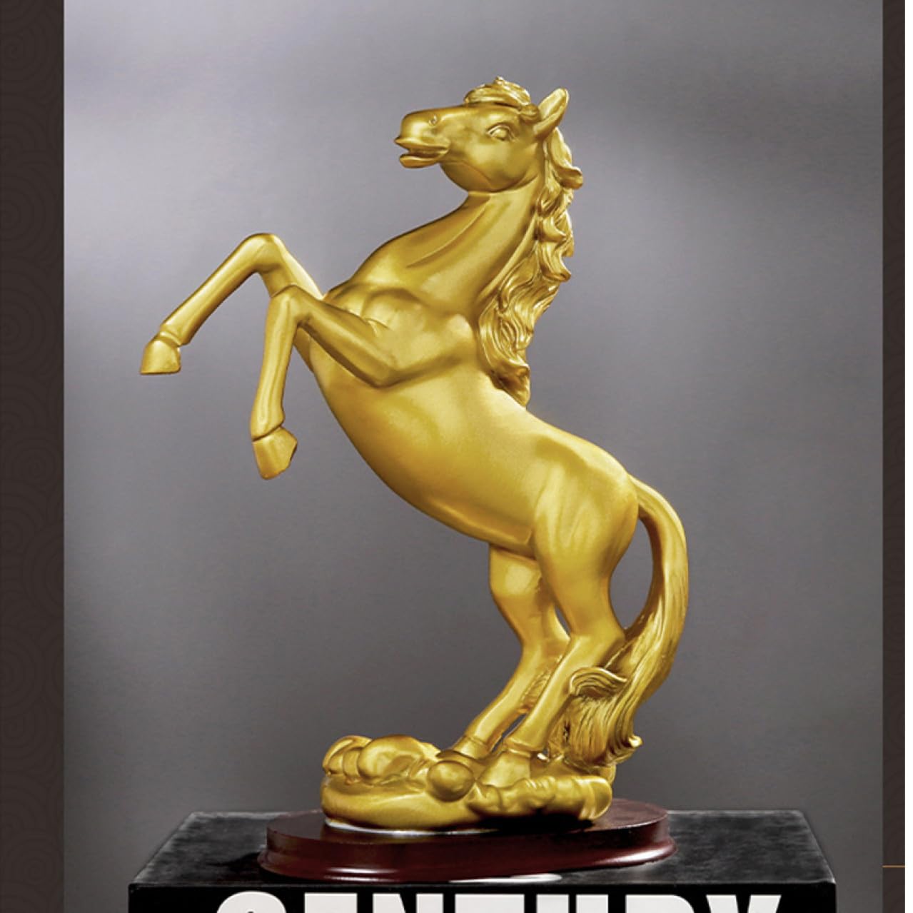 JAnjiaLxY 置物 馬 アンティーク インテリア オブジェ 縁起物 馬の置物