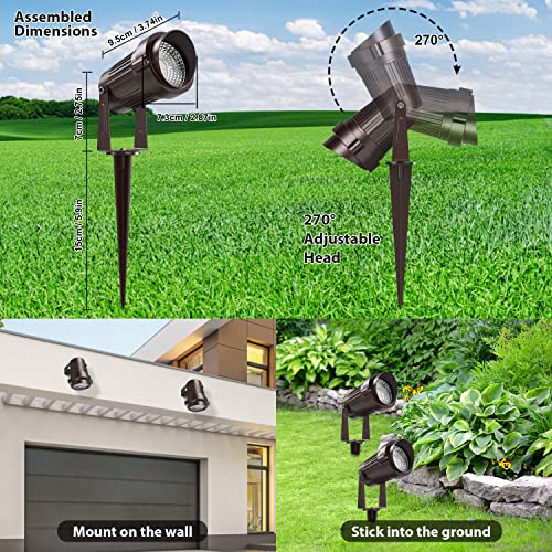 Rgb Low Voltage Landscape Lighting - Outdoor Dc 12V Led Rgb Landscape Lights Low-Voltage Landscape Light, Color Changing Landscape Spotlight For Driveway, Path, Pathway, Garden, Walkway (4Pack) #TOP4