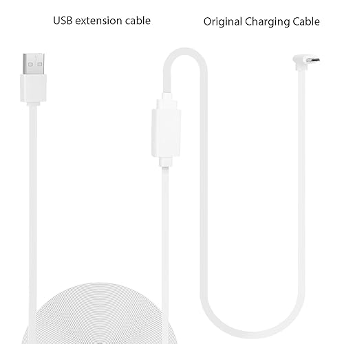 Miniatura 2 de Cable de extensión USB de 10 pies compatible con WYZE Cam V3V2V4, Wyze Cam OG, WYZE Cam Pan V3V3 Pro V2, cable de carga de extensión impermeable