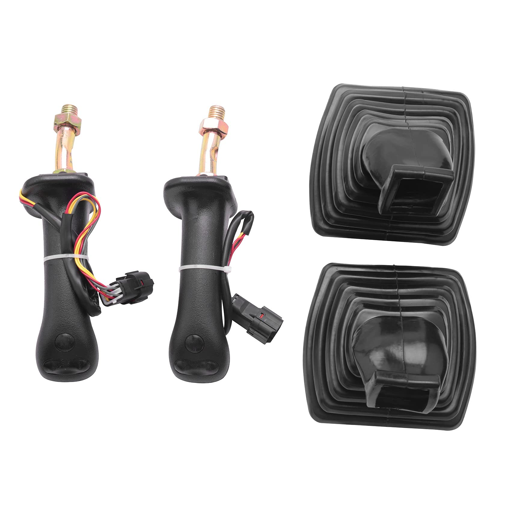 Bottam 2 Pezzi L + R 3 Pulsanti Escavatore Joystick Assy Ingranaggi Copertura Antipolvere per Doosan DH DX150 215 225 300 370-9C