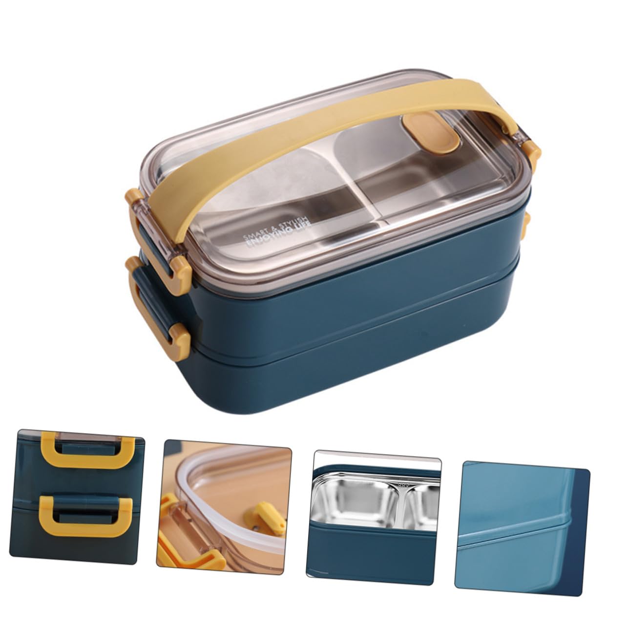 Boîte à Bento Isotherme en Acier Inoxydable, Caisse Rangement Exterieur
