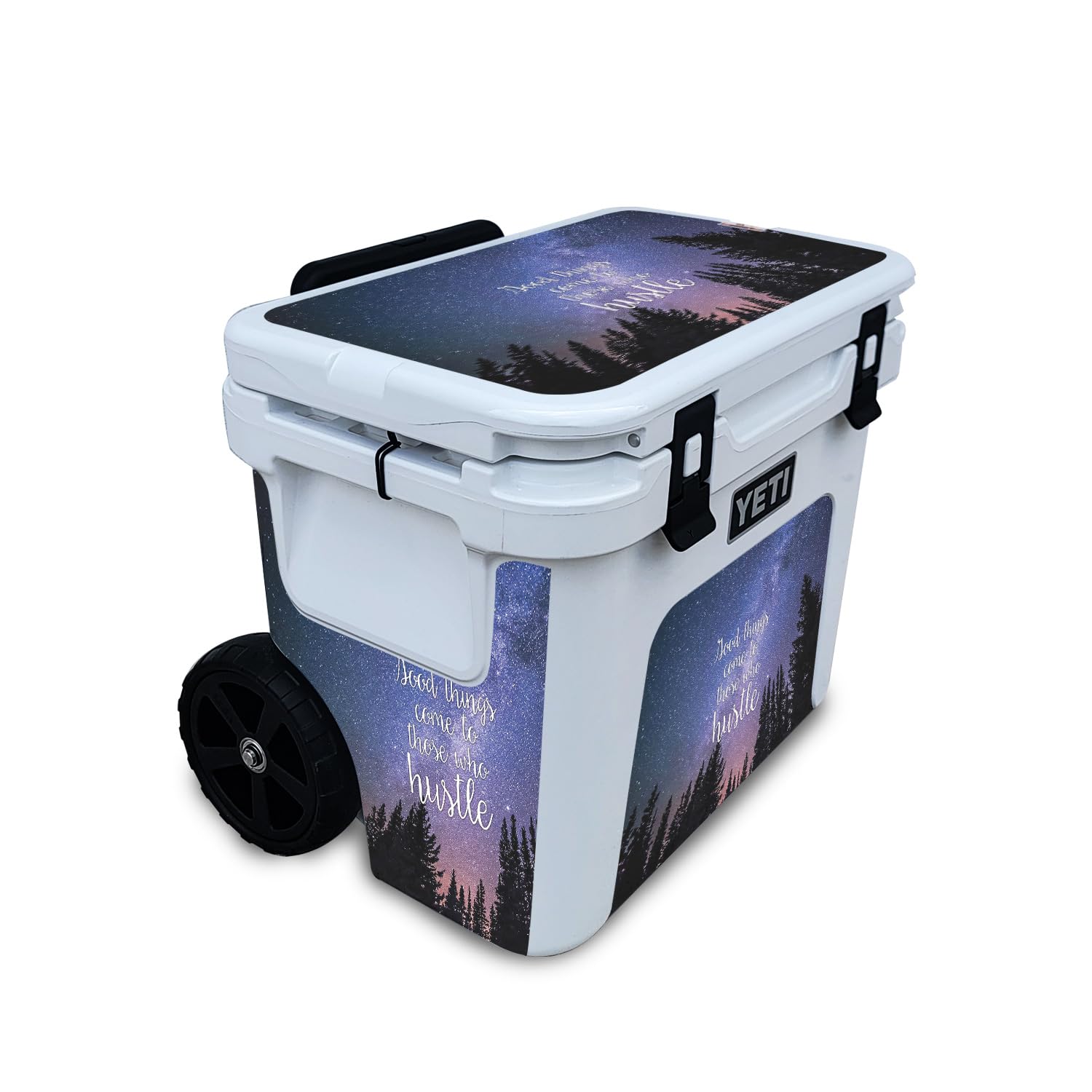 Skin Compatible with Yeti Roadie 32 Wheeled Cooler - Hustle - Premium 3M Vinyl Protective Wrap Decal Cover - Easy to Apply | Crafted in The USA by MightySkins