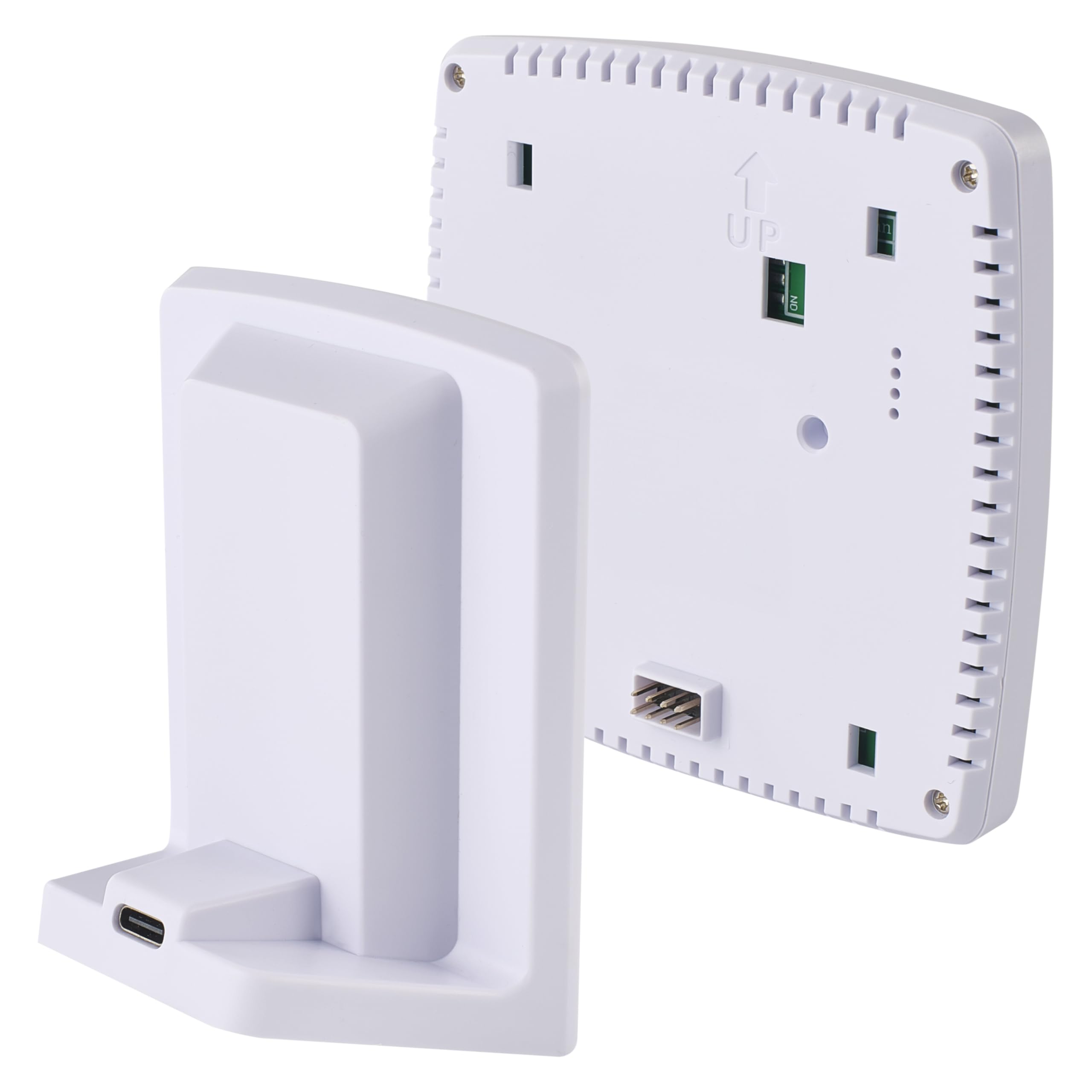 EMOS GoSmart Home Termostat pokojowy z aplikacją, WiFi, termostat otwarty, przenośny sterownik z dotykowym sterowaniem, energooszczędny, kompatybilny z Tuya, Smart Life