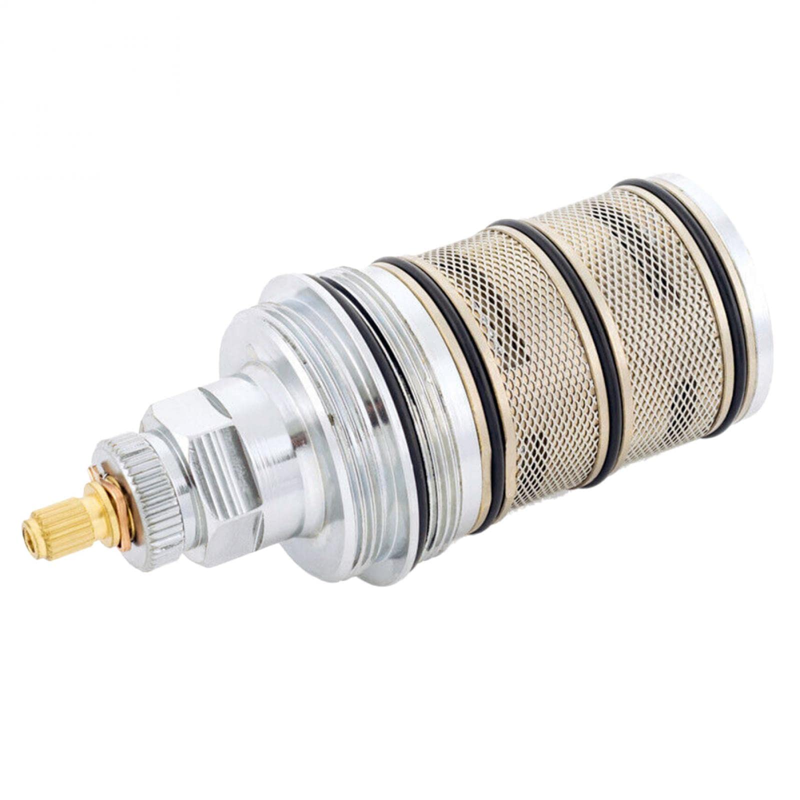 RANRAO Cartucho termostático para grifo, carrete de válvula termostática de baño, cartucho de grifo de latón GP0000250