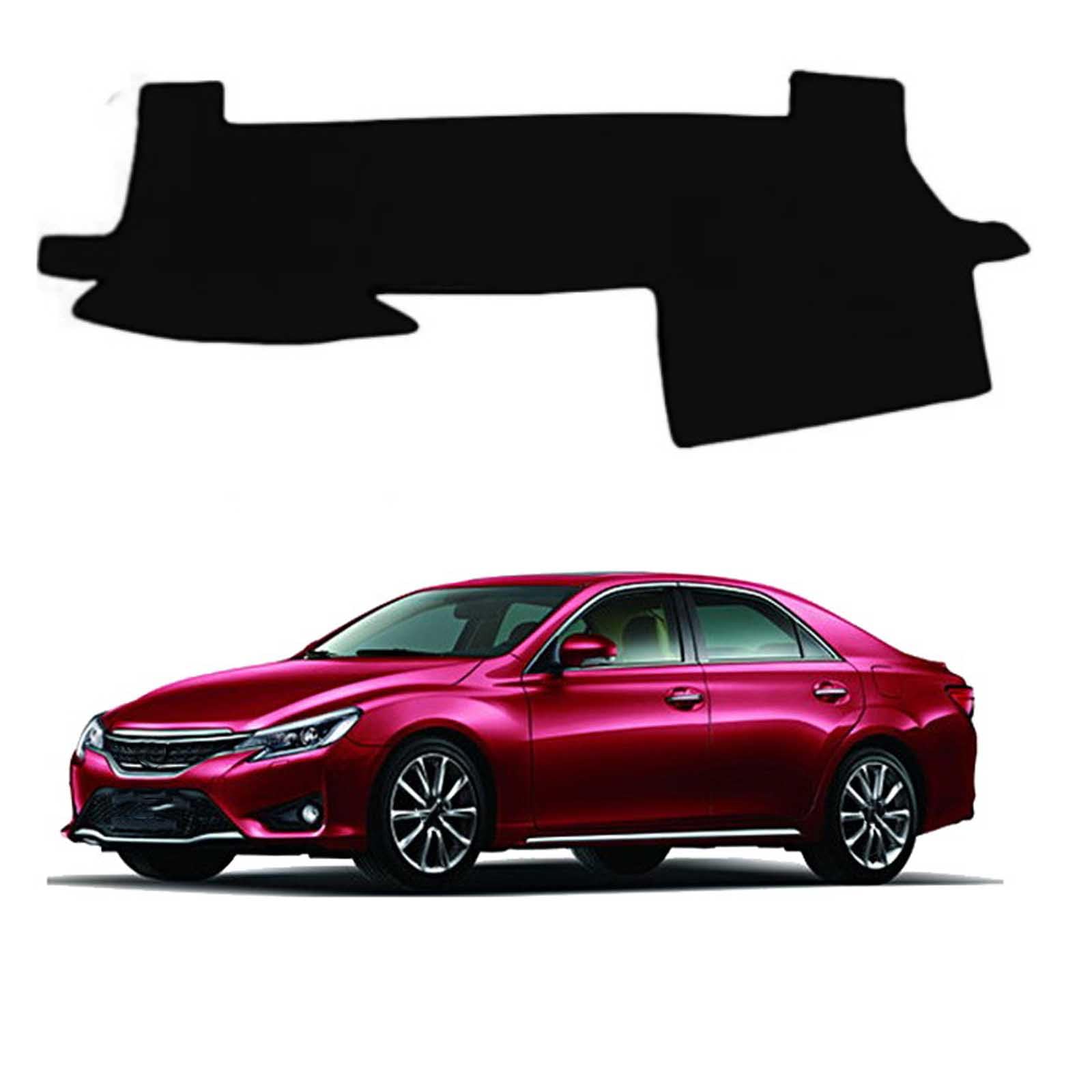 Pokrowiec na deskę rozdzielczą samochodu Toyota Reiz 2010-2020 RHD Mata antypoślizgowa Parasolka Dywan Czarny