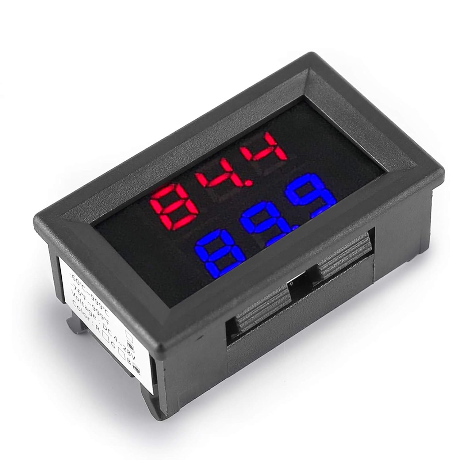 (Temperature Sensor(Fahrenheit)) Dual Digital Fahrenheit LED Display