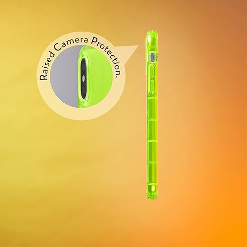 Miniatura 5 de SteepLab Funda con resaltador de neón para iPhone Xs Max (pantalla de 6.5 pulgadas), funda Grippy Jelly con bolsillos protectores de aire (amarillo