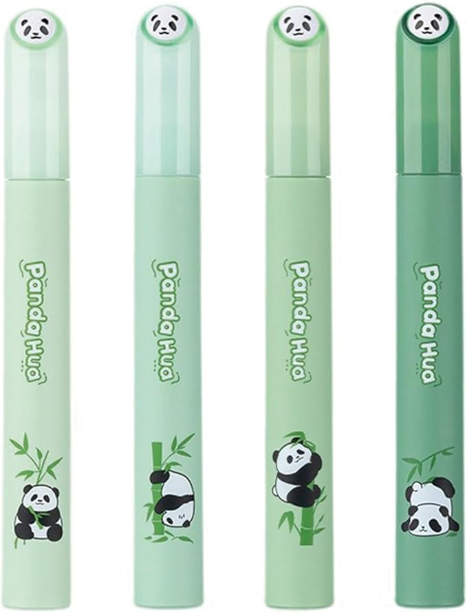 Amazon.com : MOZXIRZ 4 Pcs Panda Highlighter Marker Cute Highlighter ...
