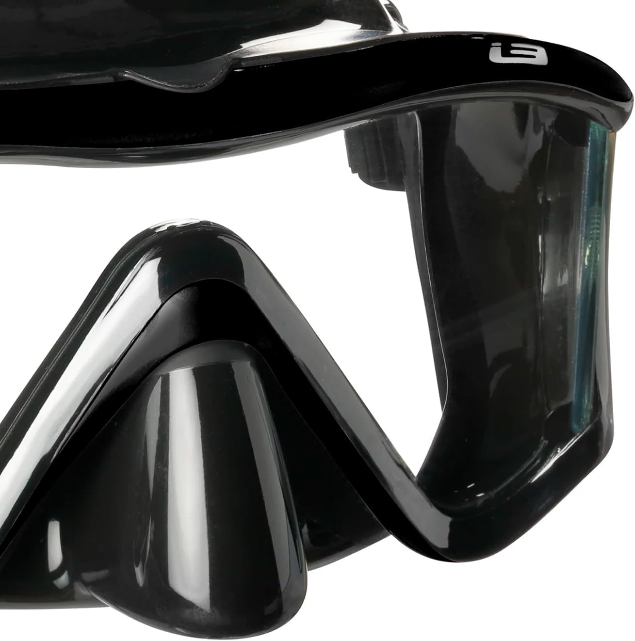 Mares Adult I3 Diving Mask - Panoramic View Easy to Adjust Dive Mask with Silicone Skirt for Scuba Diving, Freediving, Snorkeling, Spearfishing