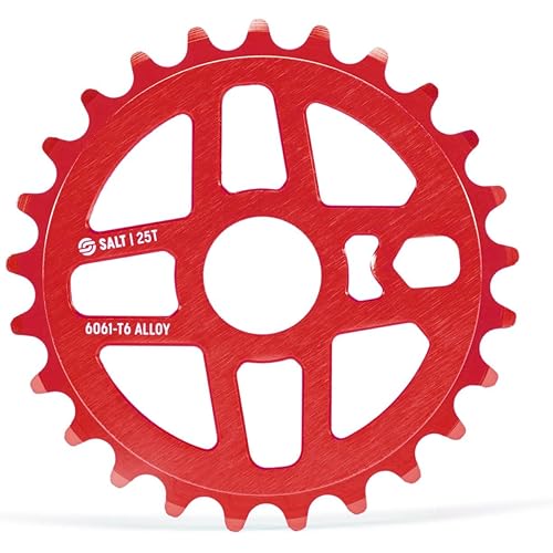 Salt Bicycle BMX Chainring PRO Sprocket 25T Red