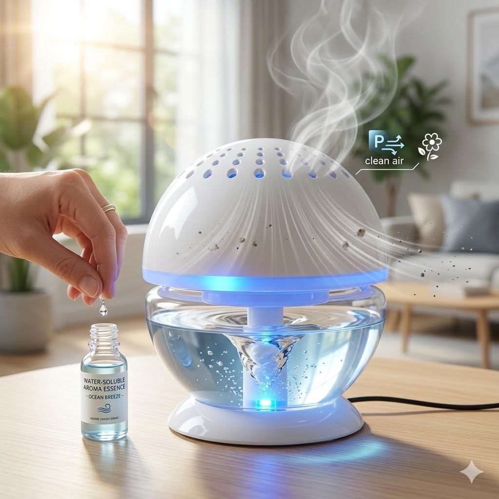 AIR O MATIC Air Purifier - Humidifier & Aroma Diffuser -2