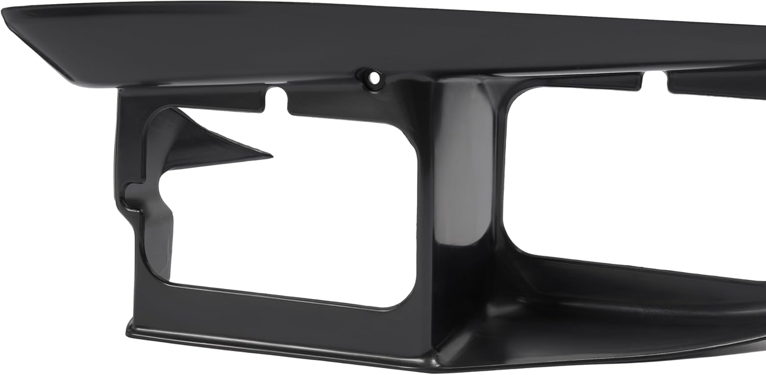 HECASA Headlight Bezel Compatible with 1998-2002 Pontiac Firebird Driver Passenger Side Headlamp Trim Replacement for 10410720 10410721 Black Left & Right Side