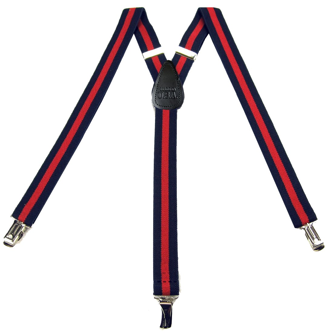 Youth Striped Suspenders with Y Back Made in the USA