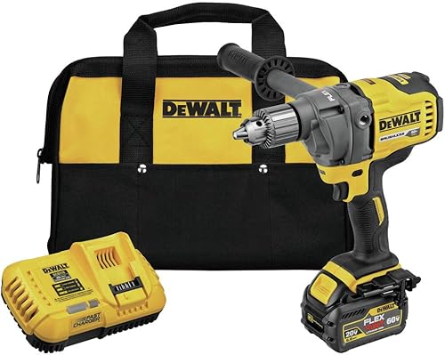 DEWALT FLEXVOLT 60V MAX* Taladro inalámbrico para mezcla de hormigón, sistema de embrague electrónico (DCD130T1)