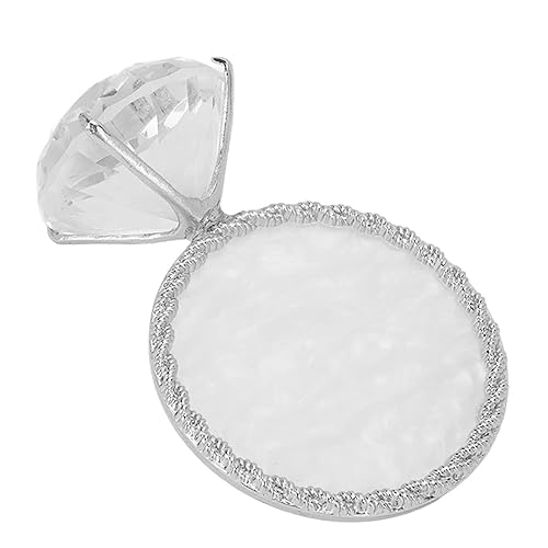 Miniatura 9 de Placa de arte de uñas, mezcla de colores de resina, paleta de esmalte de uñas de doble cara para mostrar uñas y accesorios de fotografía (plateado)