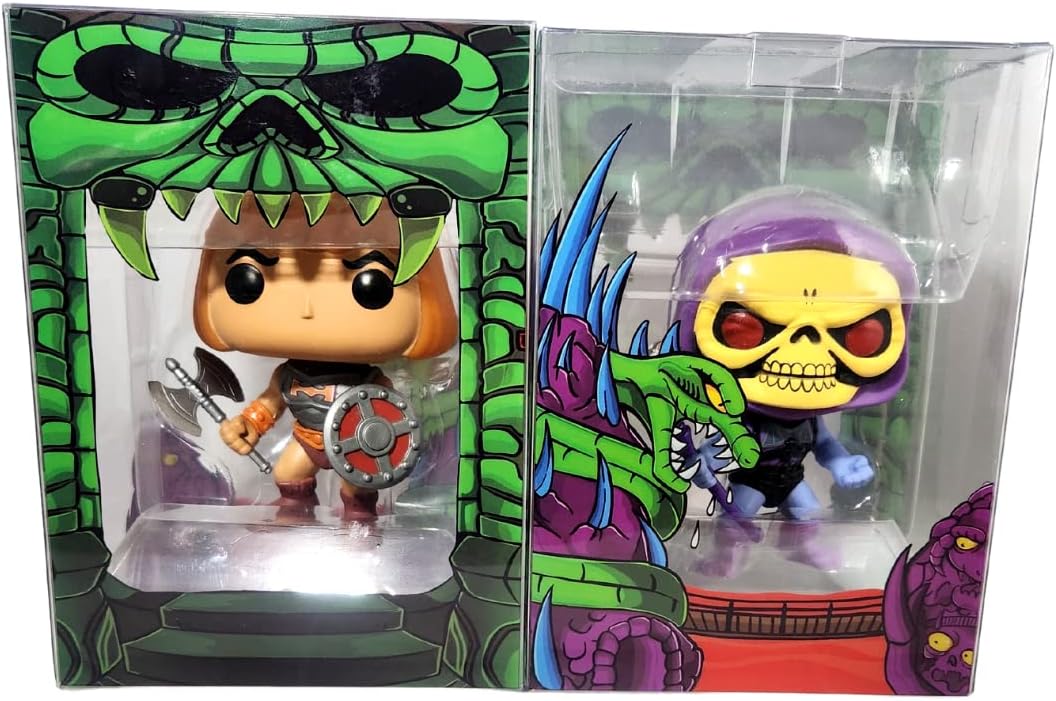 Serpent & Castle Protector - 0.5mm Thick Protective Plastic Case Compatible with 4-Inch Vinyl Funko Pop Figures - 2-Buckles, Strong Tab Locks, Easy to Clean - 3-Pack image 4