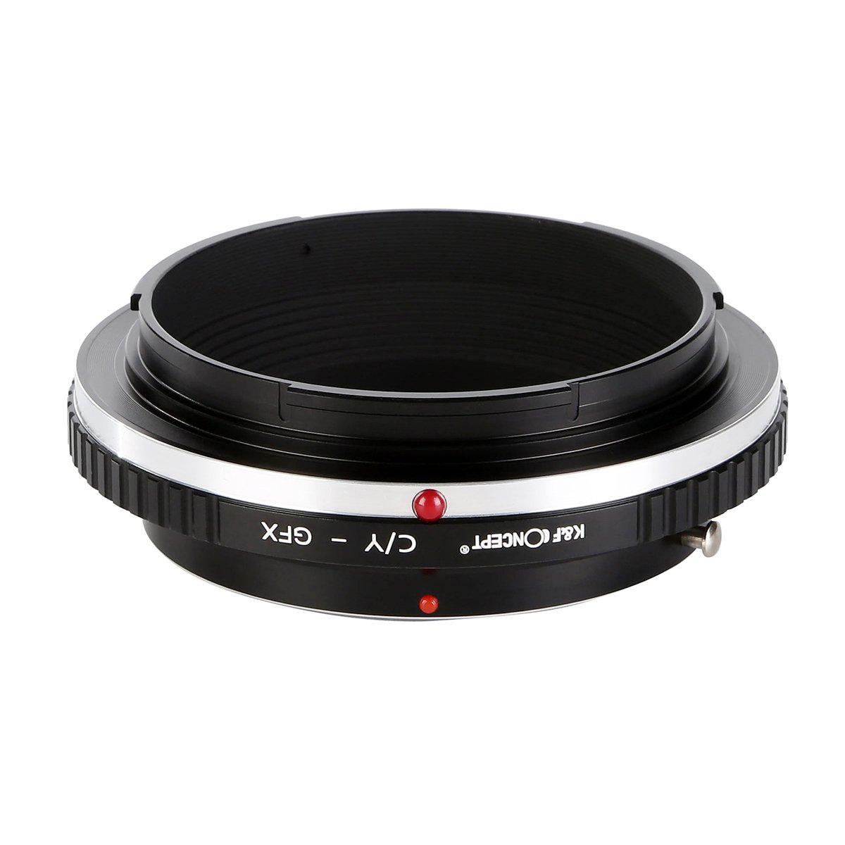 K&F CONCEPT Adaptador de Objetivo C/Y-GFX, Adaptador Manual de Lente Contax y Yashica, Anillo Adaptador de Montura Lente Compatible con Fujifilm Fuji GFX Series