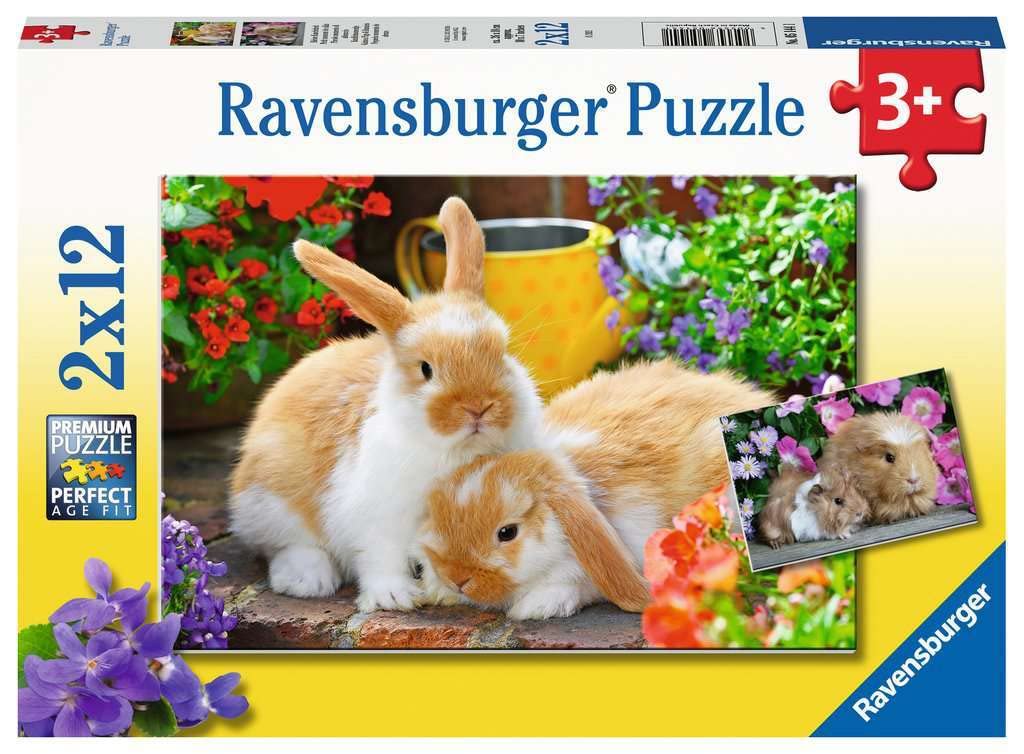 Puzzle Ravensburger Peppa Pig - 2 Puzzle Da 12 Pezzi - Per Bambini 3