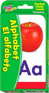 Trend Enterprises, Inc. Alphabet/El Alfabeto (EN/SP) Pocket Flash Cards (T-23031)