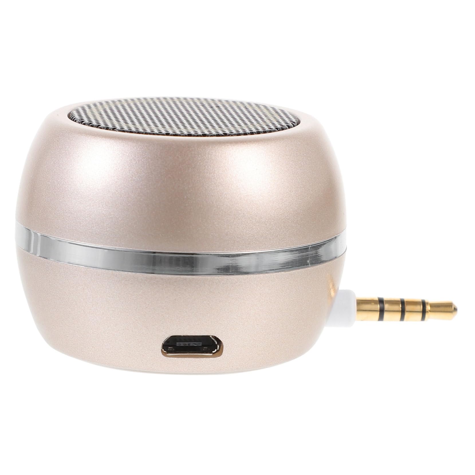 Angoily Wired Speaker with Aux Input USB Rechargeable Portable Loudspeaker for Desktop Use Compact Design for Easy Carrying and High Performance Sound