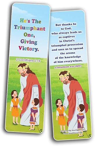 Miniatura 7 de NewEights Jesus Throughout The Bible - Marcapáginas serie 7 (paquete de 30 unidades)  VBS Escuela Dominical Bautismo Pascua Bautismo Acción de