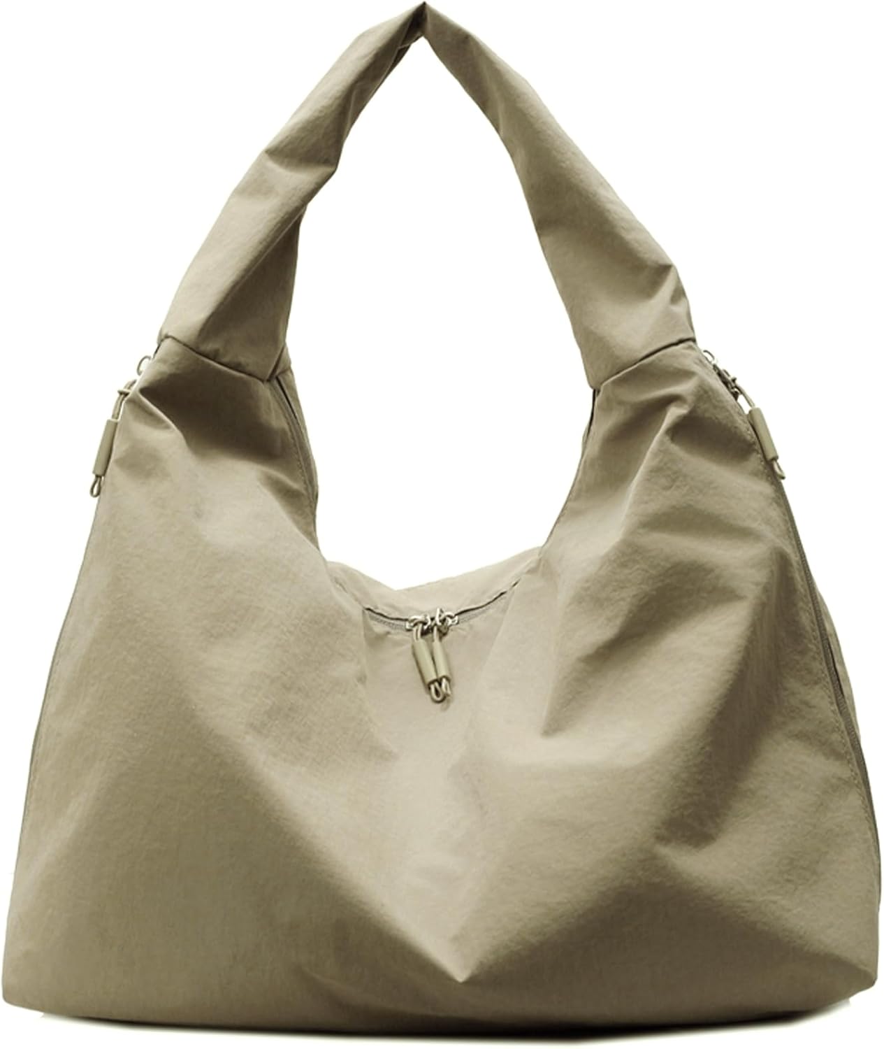 Nylon Slouchy Tote Bag Hobo Bag for Women Crescent Shoulder Bag Casual Shopper Handbag