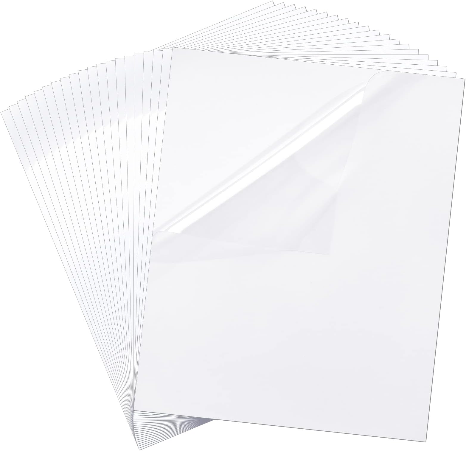 Hicarer 20 Pcs Car Windshield Sticker Applicator Static Cling Window Film for Easy Application Clear Vinyl Car Window Windshield Protection Film Sticker Auto Removal Decal Protector Shield 5 x 6 Inch