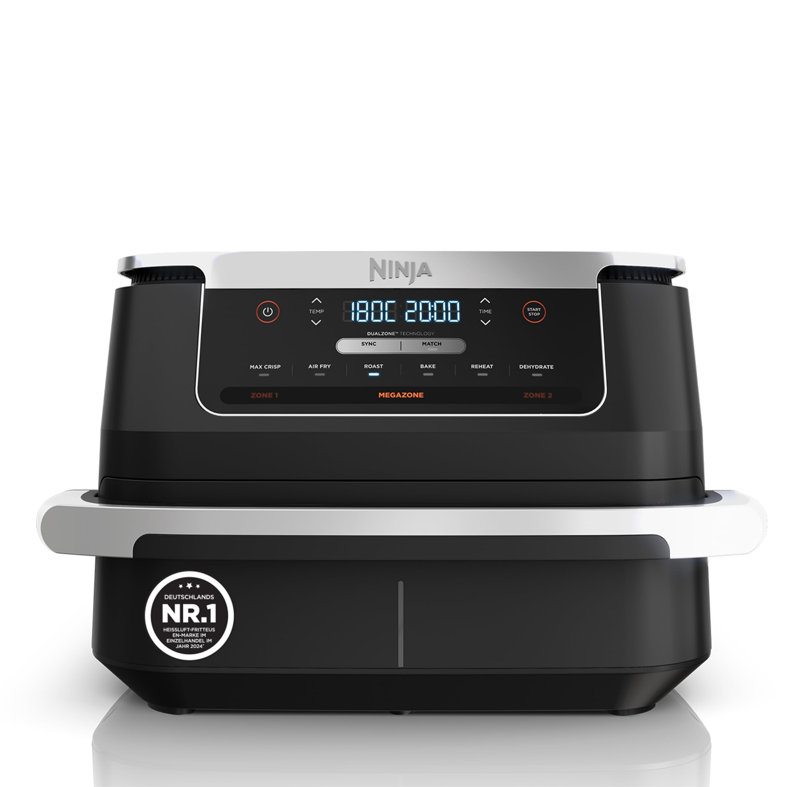 Ninja Foodi FlexDrawer Dual Zone Heißluftfritteuse, Airfryer