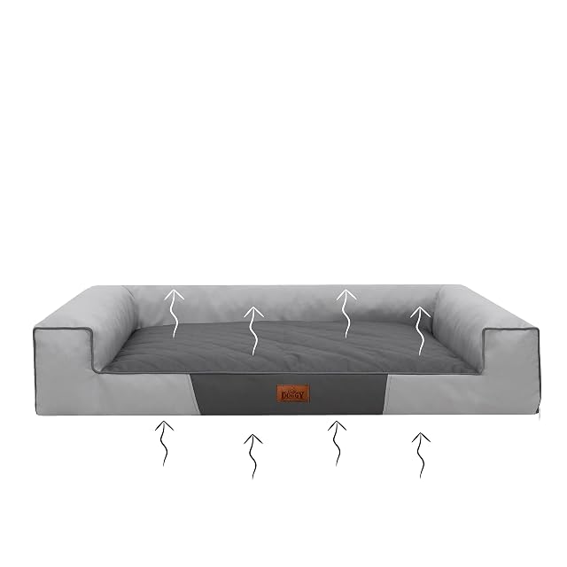 Foto 3 de 8 de HOBBYGARDEN Cama para mascotas, cojín para perros, cama para perros, cojín para perros, cama, sofá, canasta…