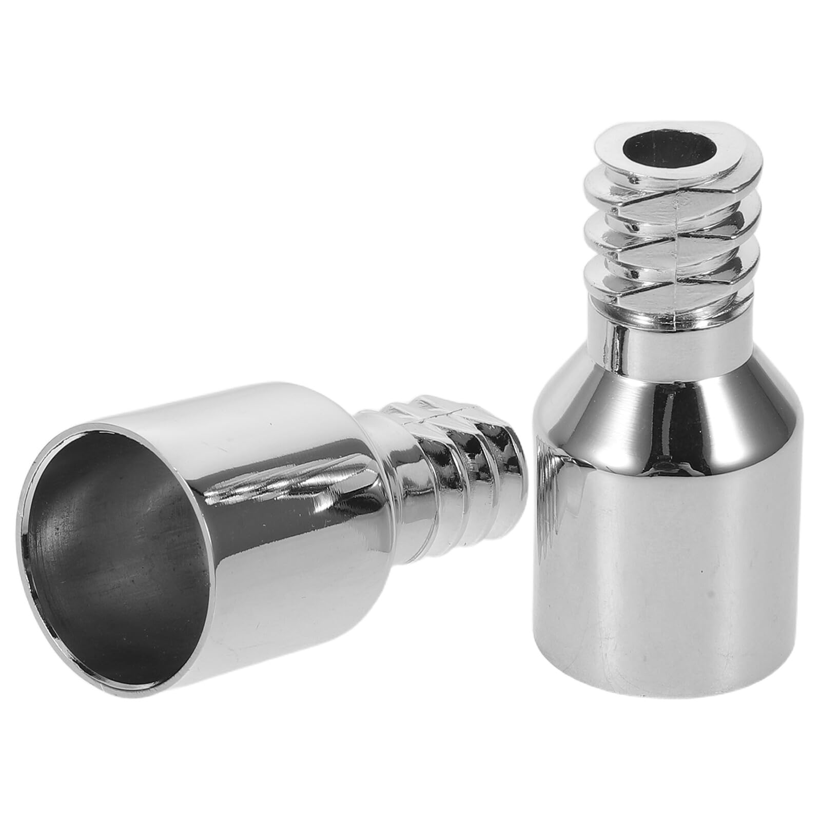 Adaptador roscado para mango de escoba con conector de punta metálica de zinc COLLBATH 2 piezas