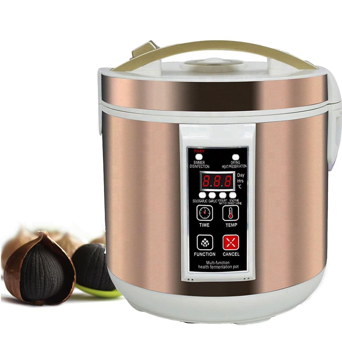 Automatic Intelligent Garlic Maker – Multi-Functional Black Garlic Fermenter Pot for DIY Cooking with Multiple Cloves