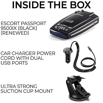 ESCORT 9500ix PASSPORT レーダー探知機　USA アメリカ製 Amazon.com: Escort Passport 9500IX Radar/Laser Detector