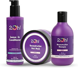 2.Oh! Italian Anti Frizz Hair Combo | Hair Repair Shampoo for Dry and Frizzy Hair | Hair Mask for Dry and Damaged Hair | L...