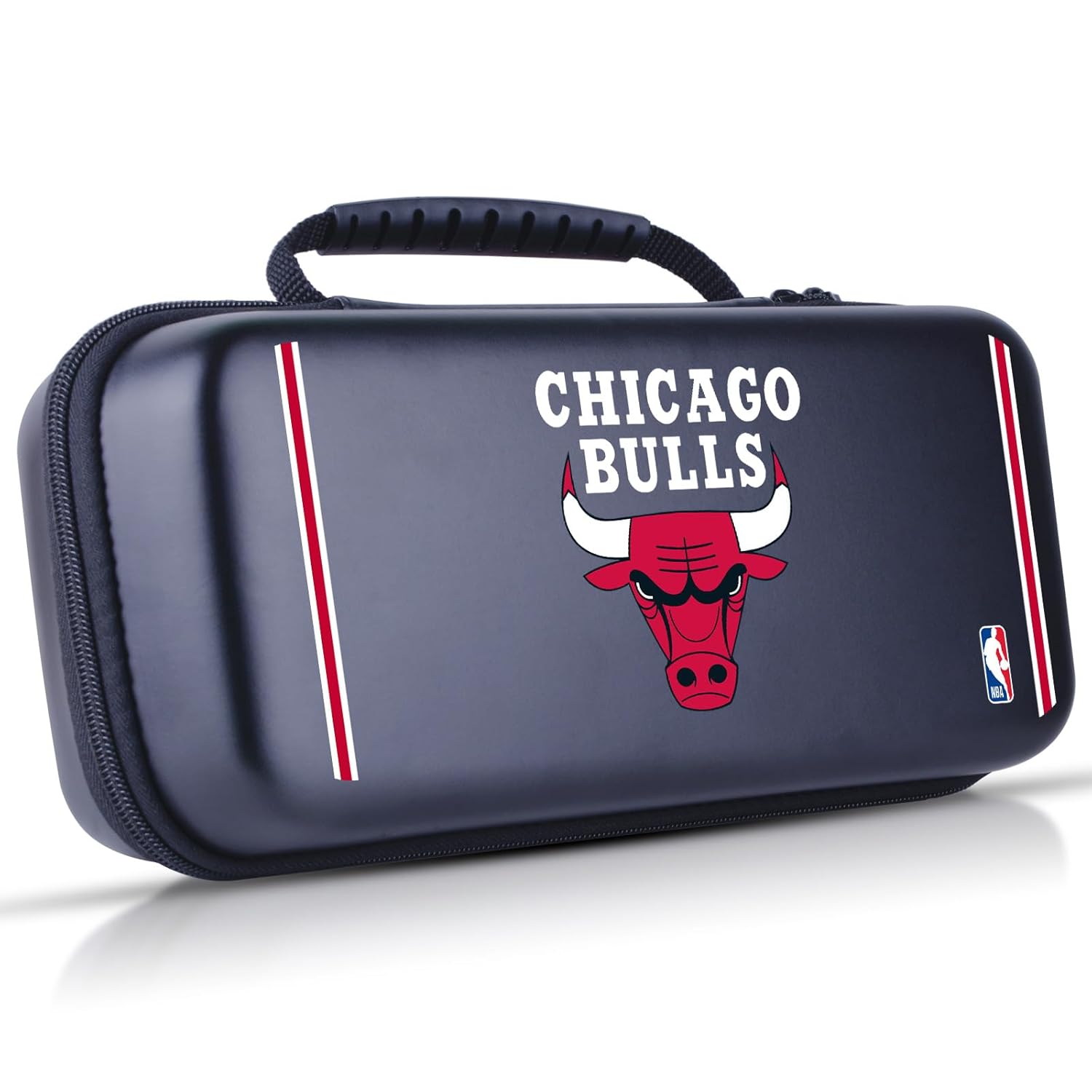 Head Case Designs Officially Licensed NBA Red Design Text Chicago Bulls Logo Hard Storage Travel Carry Case Compatible With Asus ROG Ally